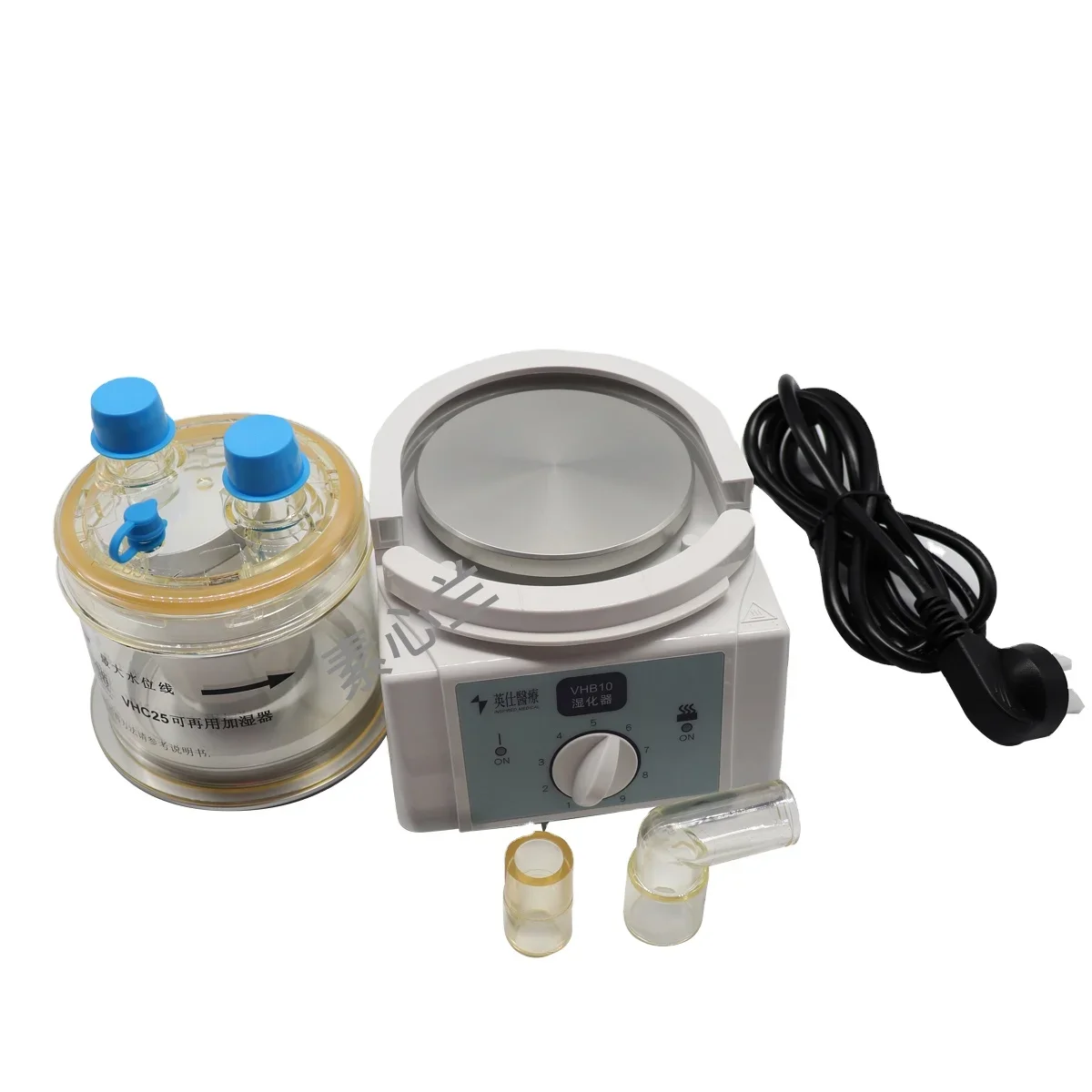 Original INSPIRED MEDICAL VHB10 heatable humidifier and humidifier base used for PB760/PB840 breath machine