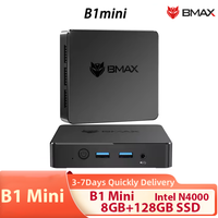 Bmax Mini Pc B1 Mini Windows11Pro 8Gb Ram 128Gb Rom N4000 Micro Desktop Computer Dual- Band Wifi Mini Pc
