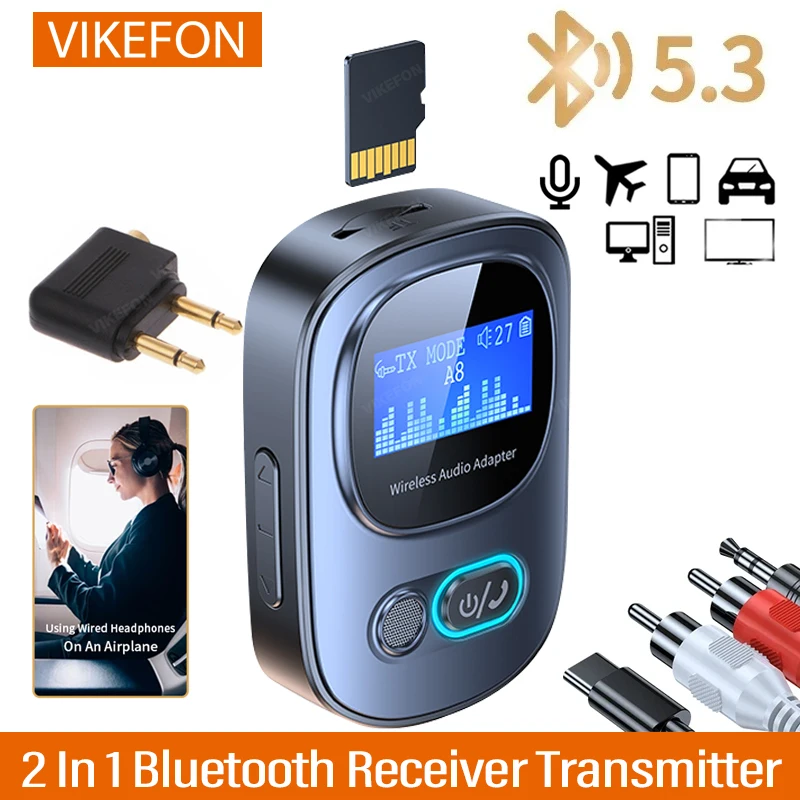 receptor-e-transmissor-de-audio-sem-fio-2-em-1-bluetooth-53-display-lcd-35mm-aux-rca-estereo-microfone-para-tv-pc-fone-de-ouvido-carro