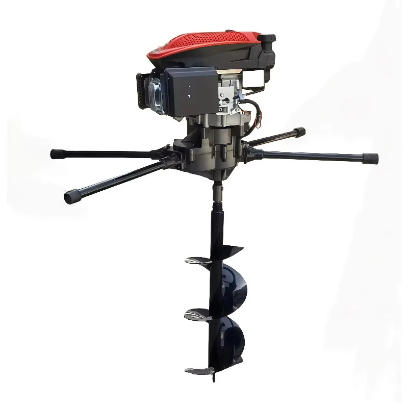 

【Best-selling】 196CC 4-Stroke High Power Earth Auger Agricultural Hole Digger For Orchard Planting & Pile Driving