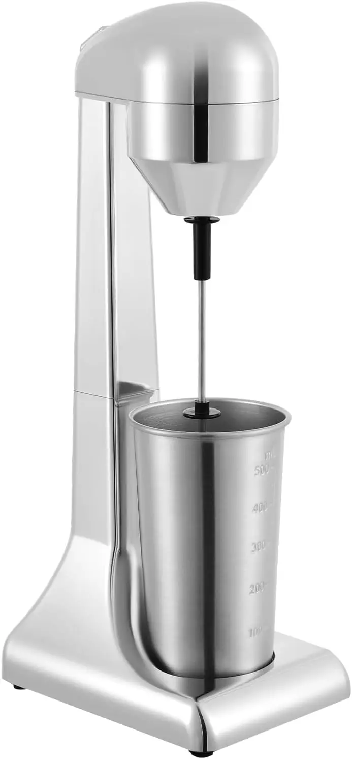 

Milk Shake Machines, Ice Cream Blender with 2 Speeds, Household Commercial Drink Mixer with 450ml Abs Cup and 500ml Stainless St