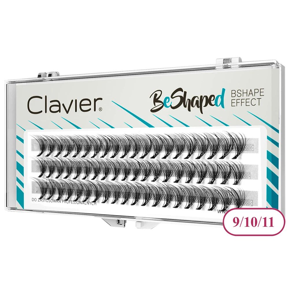 Clavier Fächerförmige Wimpern Außergewöhnliche natürliche Tuft Lash 10D Individuelle Cluster-Wimpernverlängerung Professionelles Make-up Zilien – Detail 15