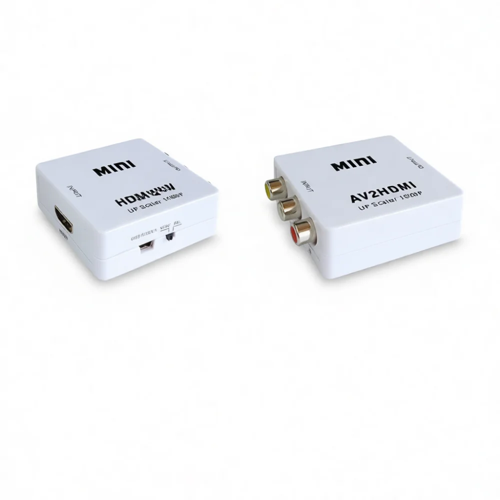 HDMI To AV Composite Video Audio Converter 1080P For Old School TV Monitor Projector Signal Output Connector
