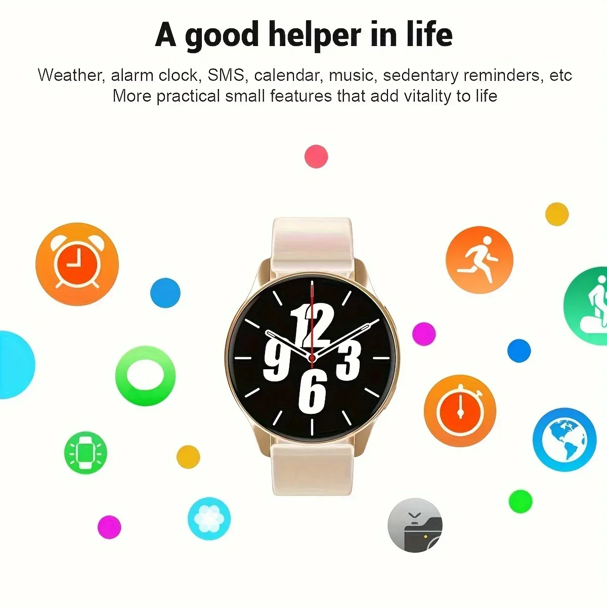 Smart Watch (Wireless Call) For Women Men, 1.28\