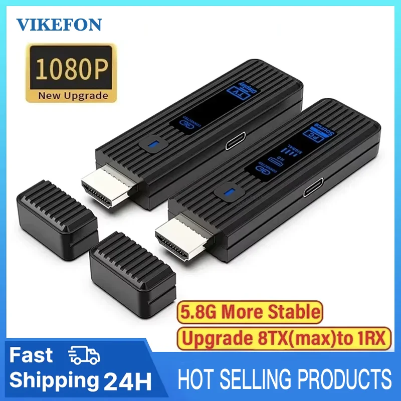 

Новый 5,8G 1080P 50M беспроводной HDMI видео аудио передатчик приемник удлинитель адаптер экрана дисплея ключ для монитора проектор ТВ