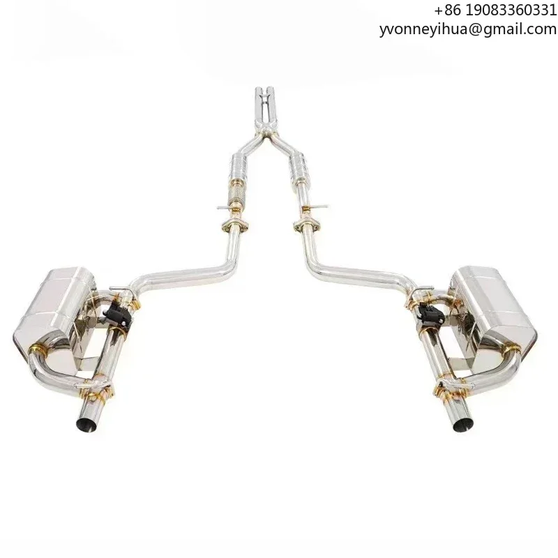 

Catback Exhaust For Dodge Challenger 3.6L 2015-2023 Stainless Steel SUS304 Exhaust Pipe Muffler Car Exhaust System