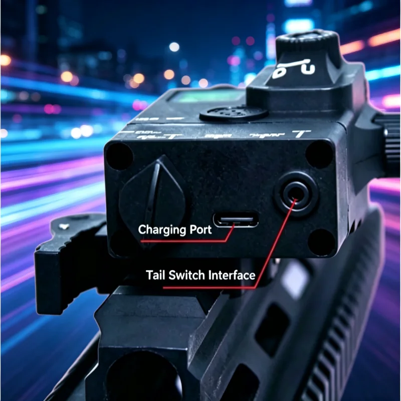 Hobby Entertainment Laser Module Adjustable Light Calibration Type-C Rechargeable Equipped Remote Switch Model Mod Accessory