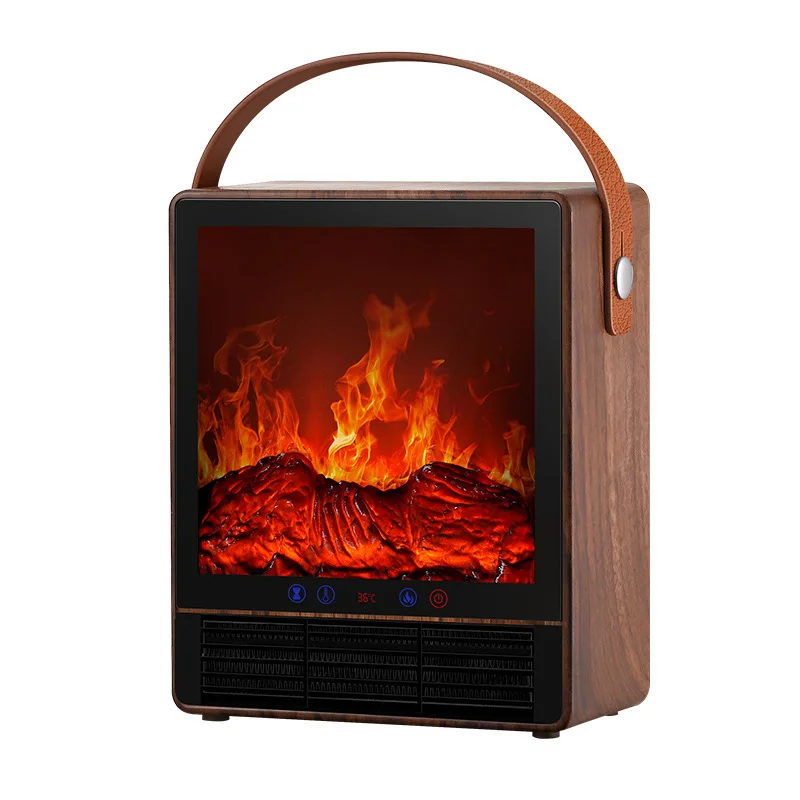 

New design Fireplace Electric Heater Warm Blower Portable Desktop Household Home Heating Stove Radiator Flame Warmer Machine