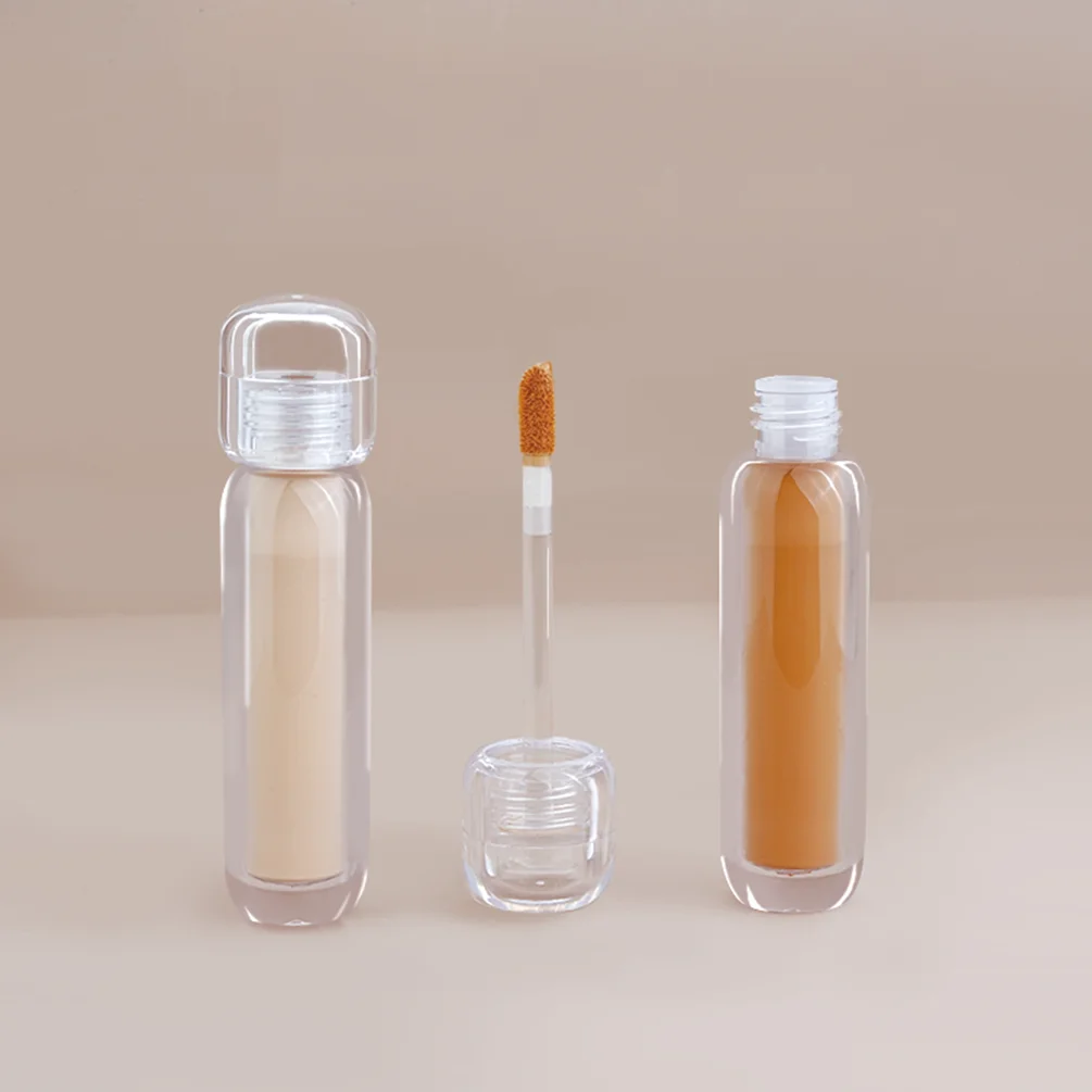 3g Private Label Liquid Concealer Custom Logo 18-color Concealer Transparent Bottle Contouring Brighten Three-dimensional Makeup