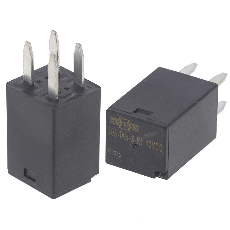 1PC 12VDC 303-1AH-S-R1 Automotive Relay 4 Pin