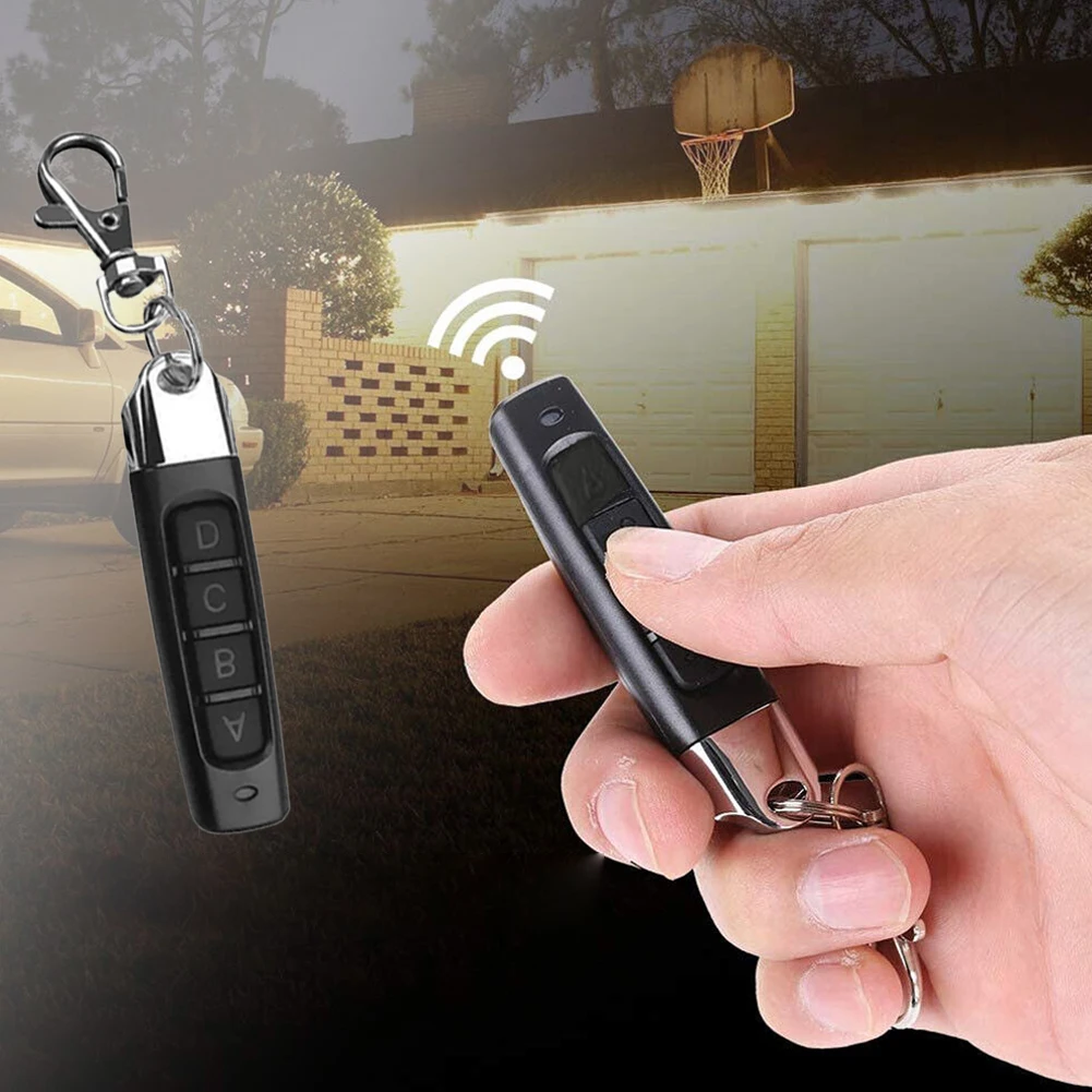 

433MHZ Electric Cloning Gate Garage Door Car Key 4 Channel Clone Code Car Key Garage Gate Door Opener Remote Control Duplicator