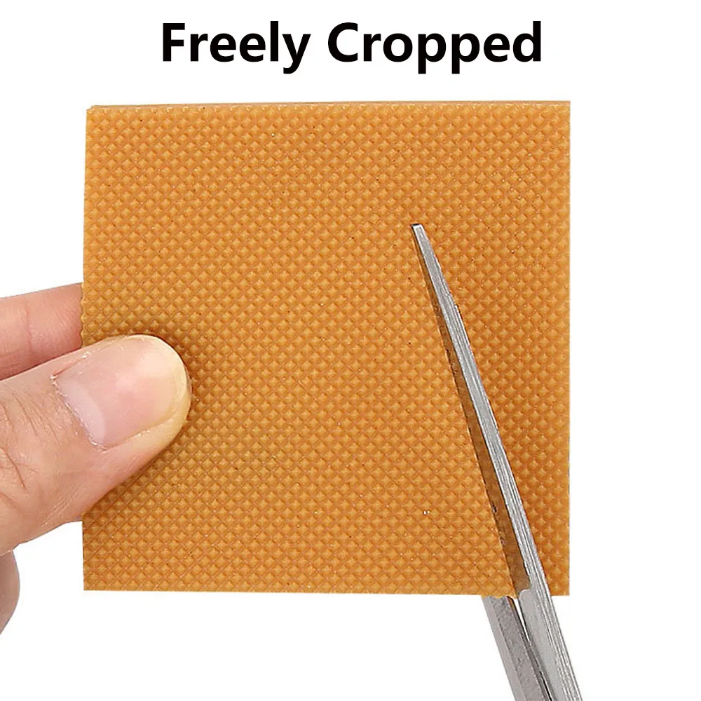 2pcs Rubber Shoe Soles Protector for Sandals High Heels Non-Slip Wear-resistant Shoe Bottoms Repair Sole Replacement Material