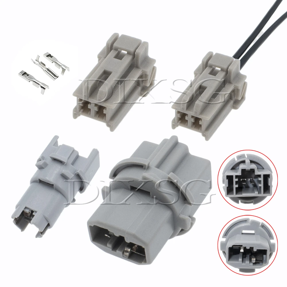 1 Set 2 Pin 6098-0240 6098-0239 Car Car Tail Brake Lamp Connector Auto Rear Light Bulb Socket Holder for Honda Mazda