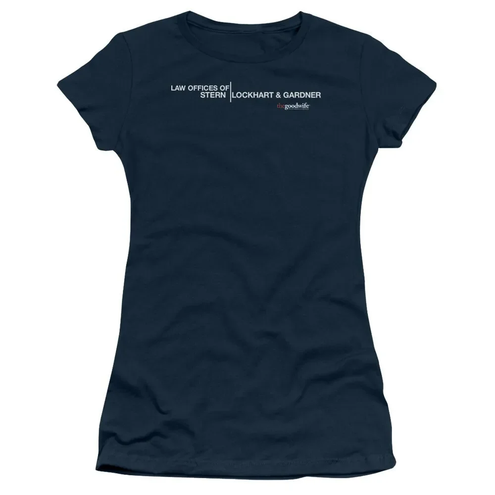The Good Wife Law Office of Stern Woman s and Juniors Navy T Shirt