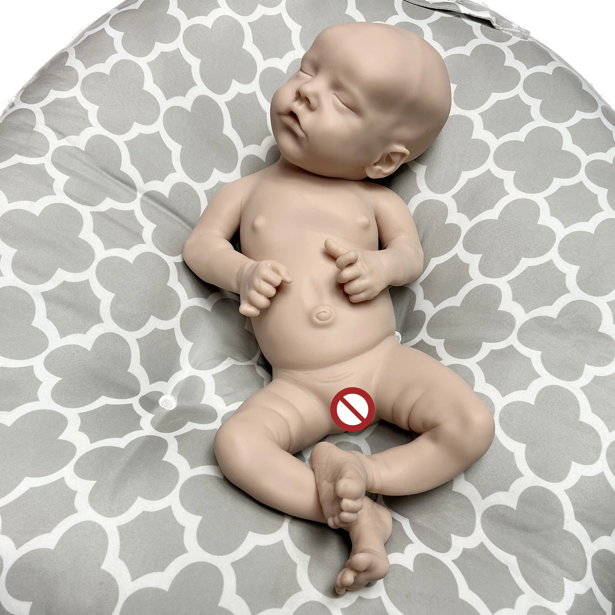 18 zoll Twins B Weiche Volle Körper Silikon Reborn Baby Puppe Unlackiert Handmade Newborn Puppe Corpo De Silikon Inteiro