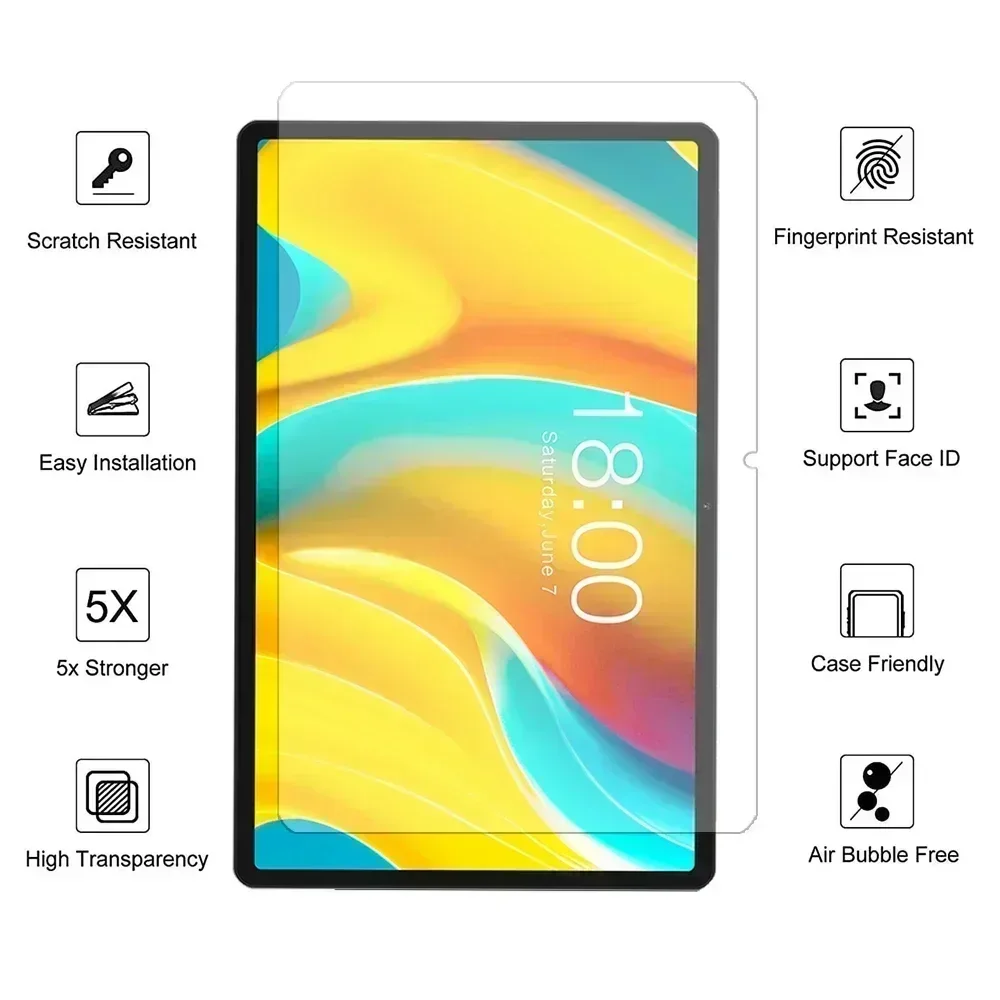 Protecteur d'écran en verre pour tablette, Film de protection ultra clair, Patch last T50 Pro, 11 pouces, Bulle Free, Guatemala 9H, 2023