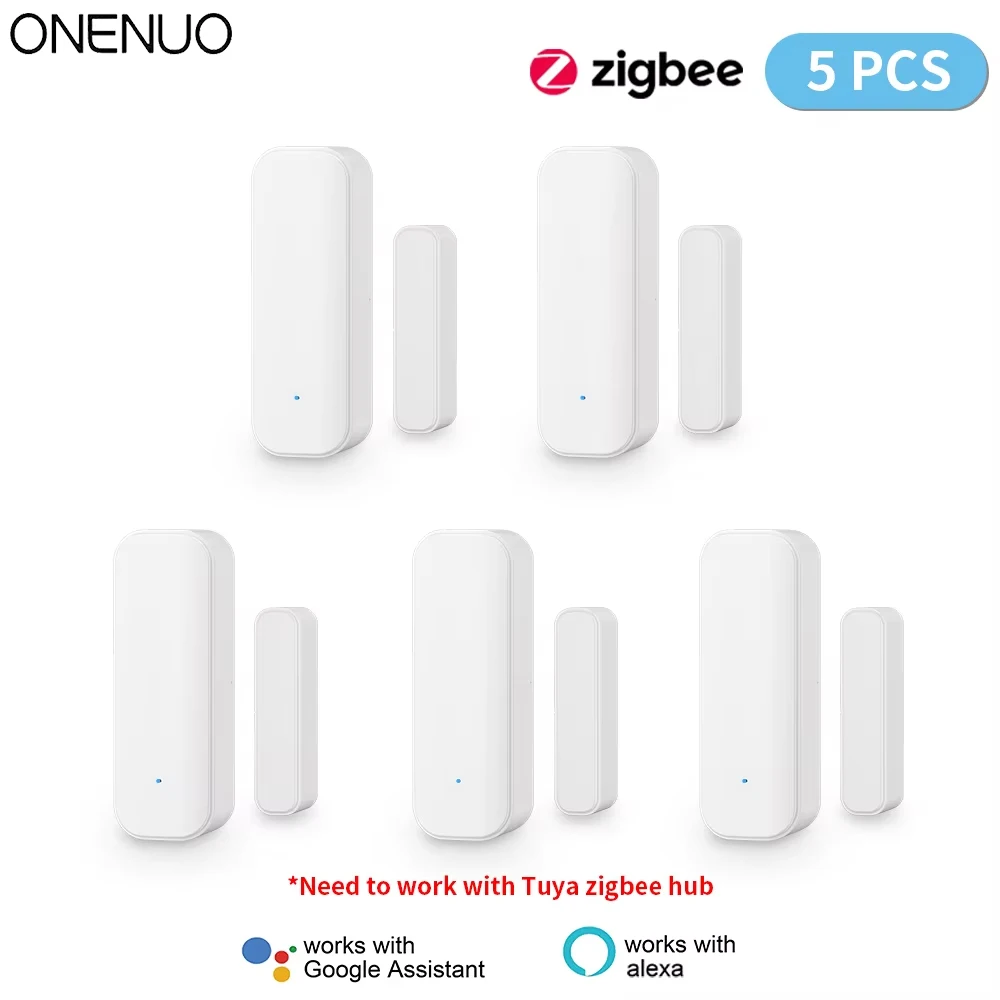

Tuya Zigbee Door Sensor and Smart Life Window Magnetic Sensor Detector Wireless Home Door Sensor Need Tuya Zigbee Gateway Hub