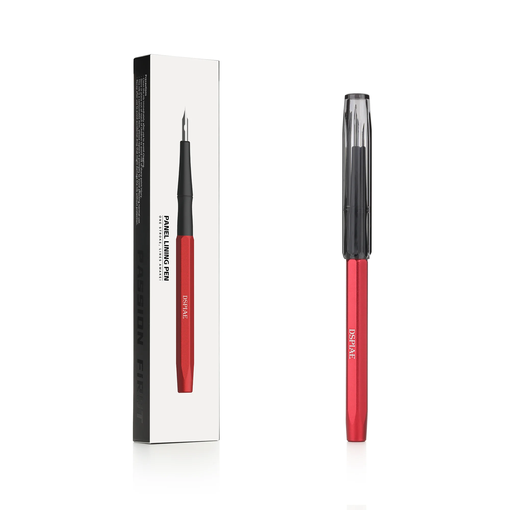 DSPIAE AT-PL PRO Panel Line Pen for Gunpla Model DIY Making Anti-scratch High-Capacity Ink Lock Ergonomic Alloy Detailing Tools
