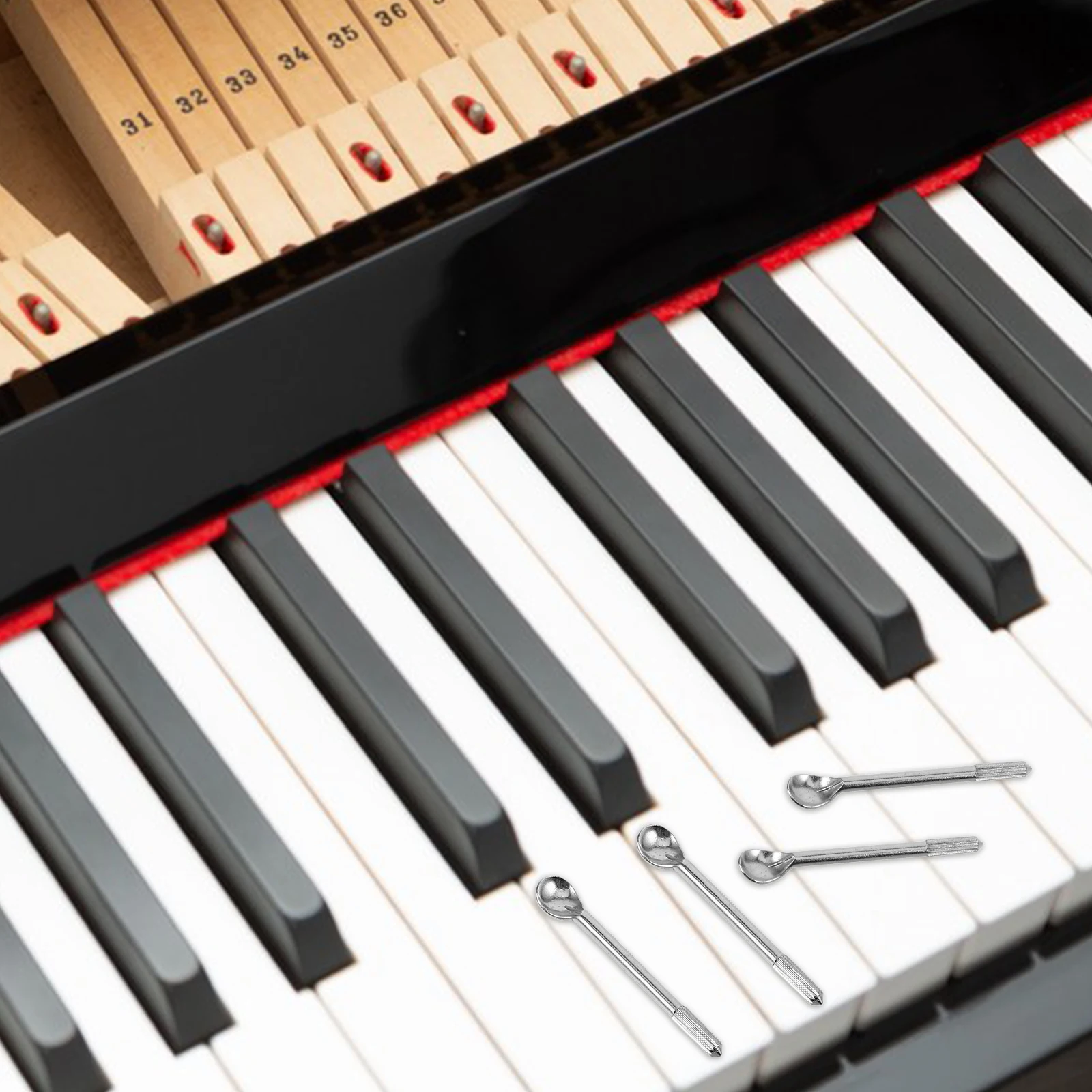 ضبط الملحقات ملعقة البيانو أدوات الأظافر أجزاء متينة استبدال صيانة العمل سبيكة