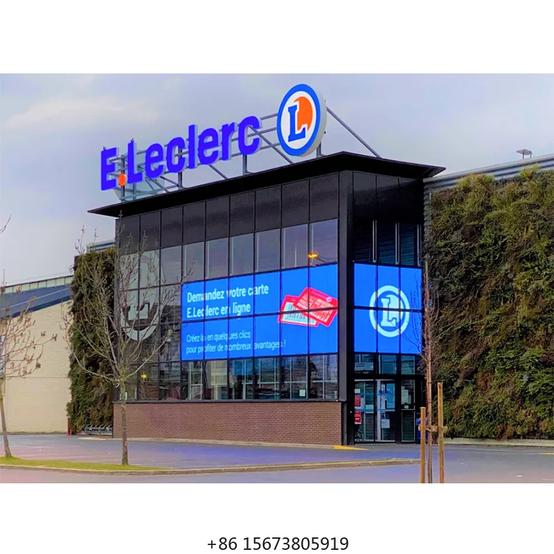 

P3.91 Indoor Mesh Transparent Led Screen Glass Adhesive Wall Led Window Display Transparent LED Panel for Retail Store