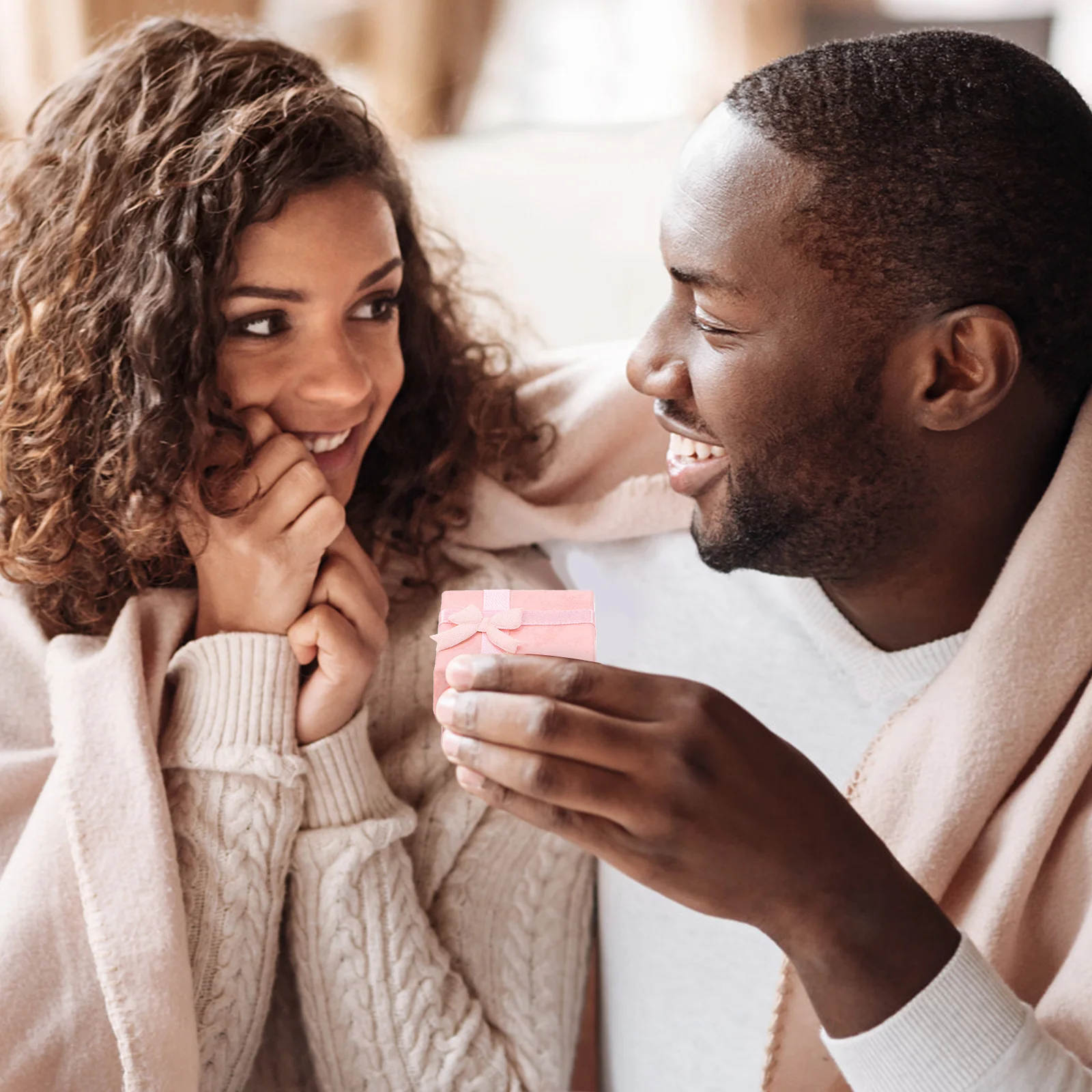 

16 шт., коробка для хранения ювелирных изделий, дизайн с бантом, розовый прочный чехол для колец, сережек, органайзер для женщин и девочек, чехол для колец, шкатулка для драгоценностей