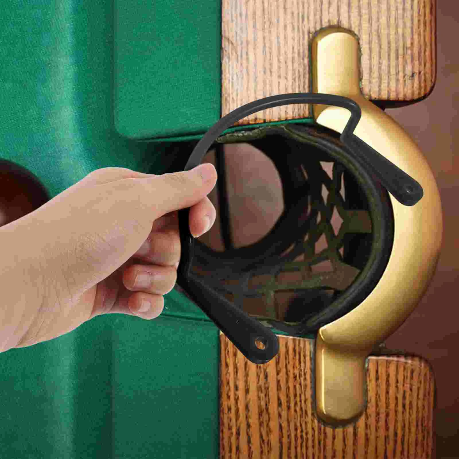 

6 Pcs Billiard Net Bag Holder Fixator Kit Repair Table Pocket Kits Parts Accessories Plastic Pool Fixing