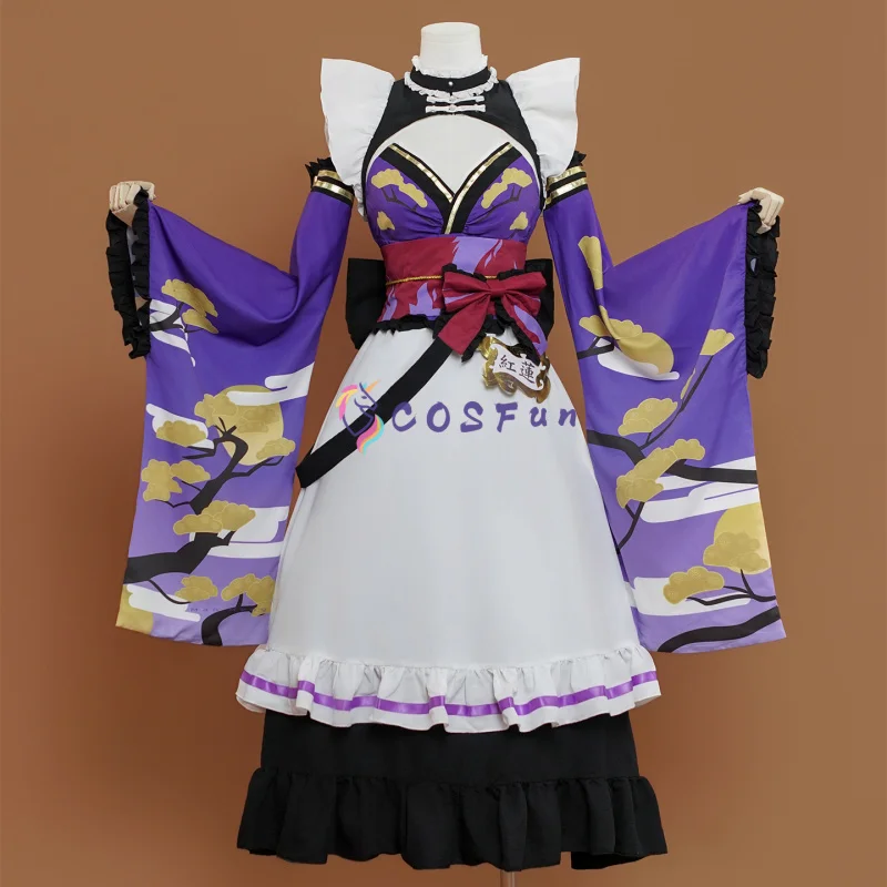 NIKKE: آلهة النصر Hongryeon أزياء تنكرية للعب الأدوار للنساء مثيرة وأنيقة لحفلات الهالوين مجموعة كاملة من COSFun