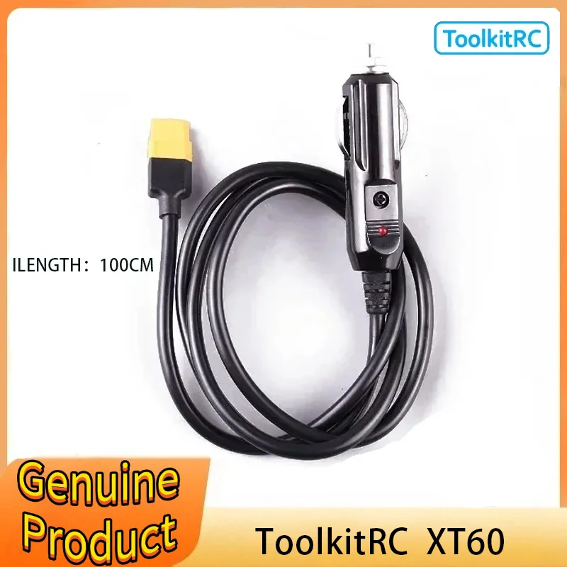 Toolkitrc Car Charging Cable Converting To XT60 Female Lithium Charger for RC Car Adapter Cable DIY Parts