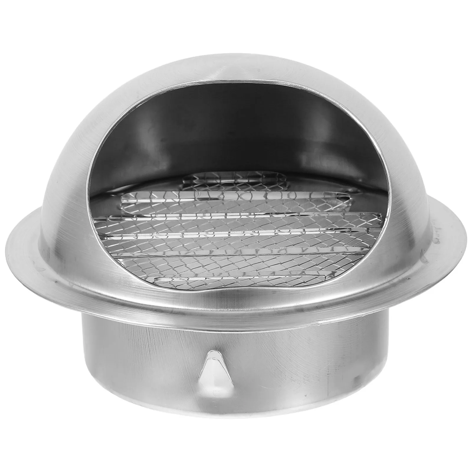Stainless Steel Wall Vent Cap Rainproof Outlet Cover for Bathroom Kitchen Exhaust Fan Roof Chimney Round Wall Vent Outlet