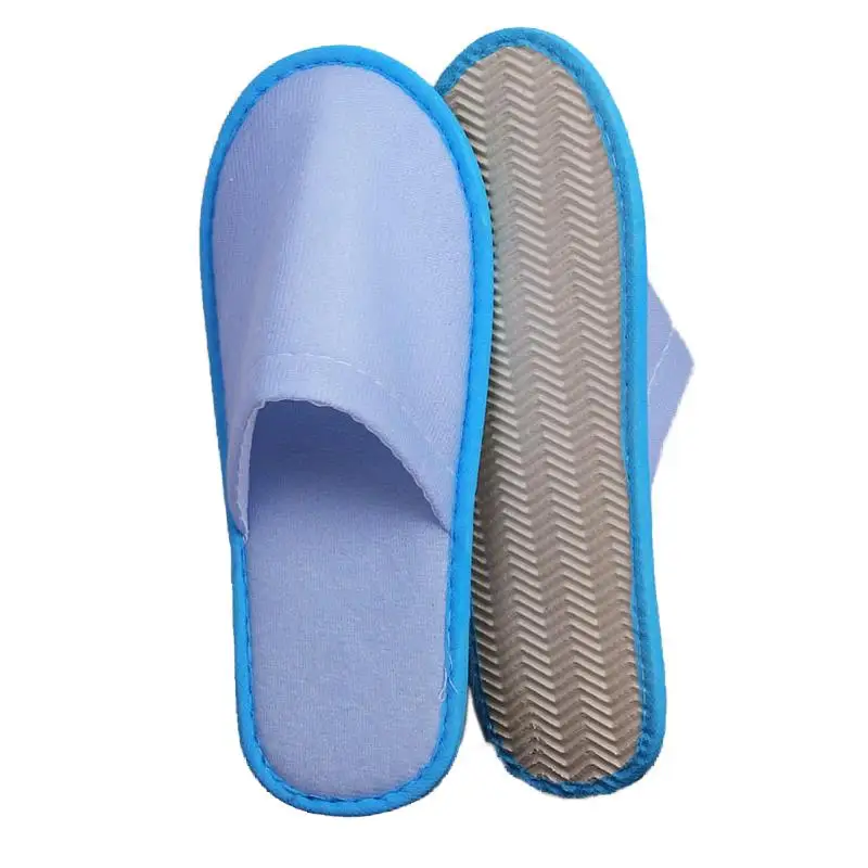 Women Men Disposable Slippers Non-slip Hotel Slippers Home Indoor Guest Slippers Loafer Flip Flop Wedding Shoes Travel Slippers image 5