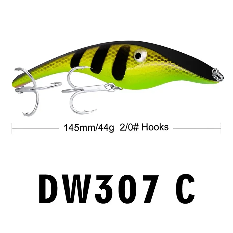 ALASICKA 140mm 42g 1 Stück Zalt Pike Undberg Stalker Musky Muskie Pike Bass Köder Köder Wobbler 3D Augen Floating Crank Jerk Troll