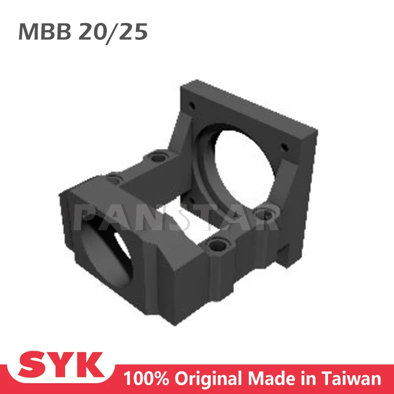 SYK Premium Motor Bracket ball screw motor housing MBB20 MBB25 for stepper motor with support unit FK20 BF20 FK25 BF25 and Coupl