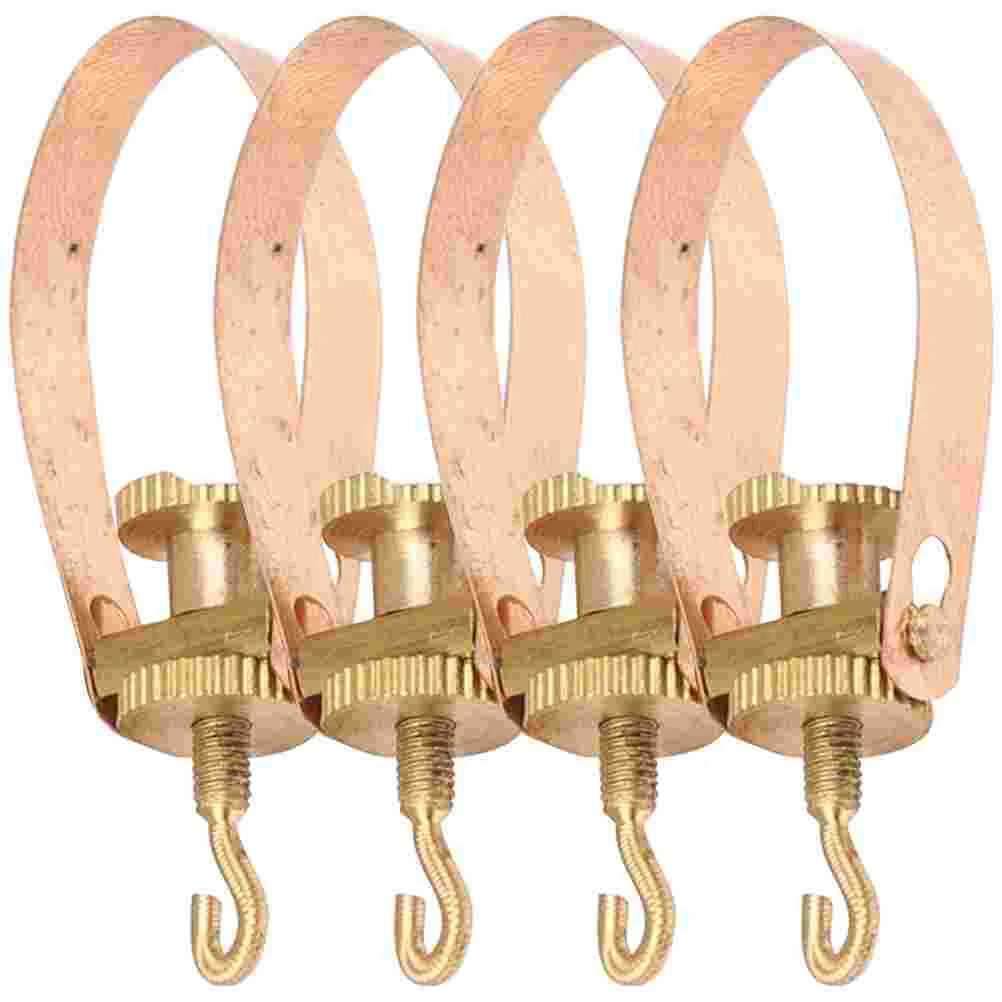 

4 Pcs Erhu Metal Tuning Accessories String Adjusters Fine Tuners Sound Improvement Erhu Parts Tools Efficient