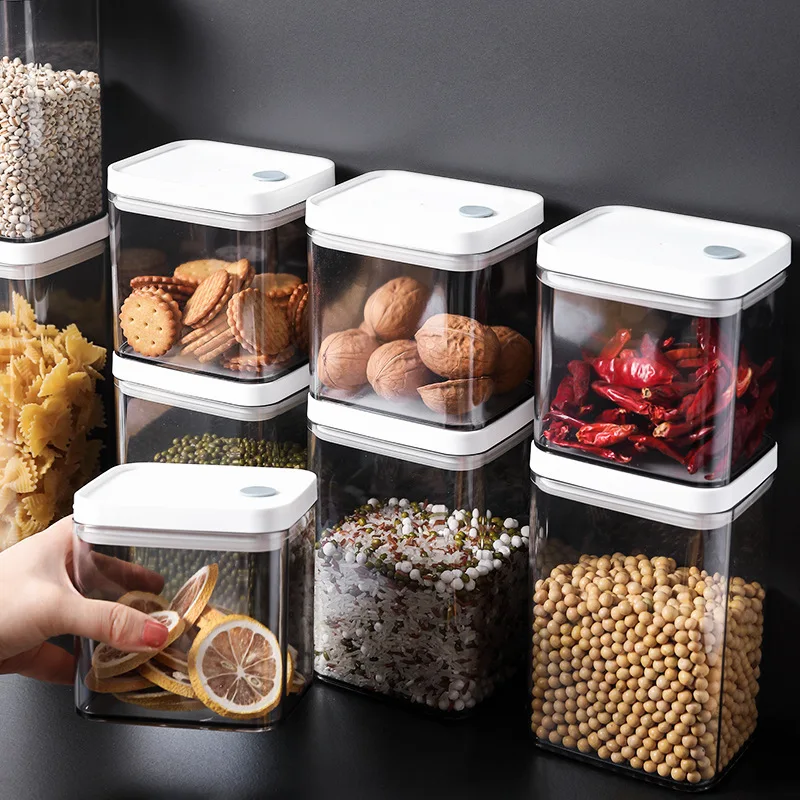 Food Storage Containers Kitchen Storage and Organization Bulk Container Hermetic Food Box Plastic Organizer Organizers Order