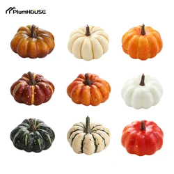 Mini Artificial Halloween Pumpkin Decor Simulation Vegetable DIY Craft Home Halloween Party Decoration Prop Farmhouse Harvest