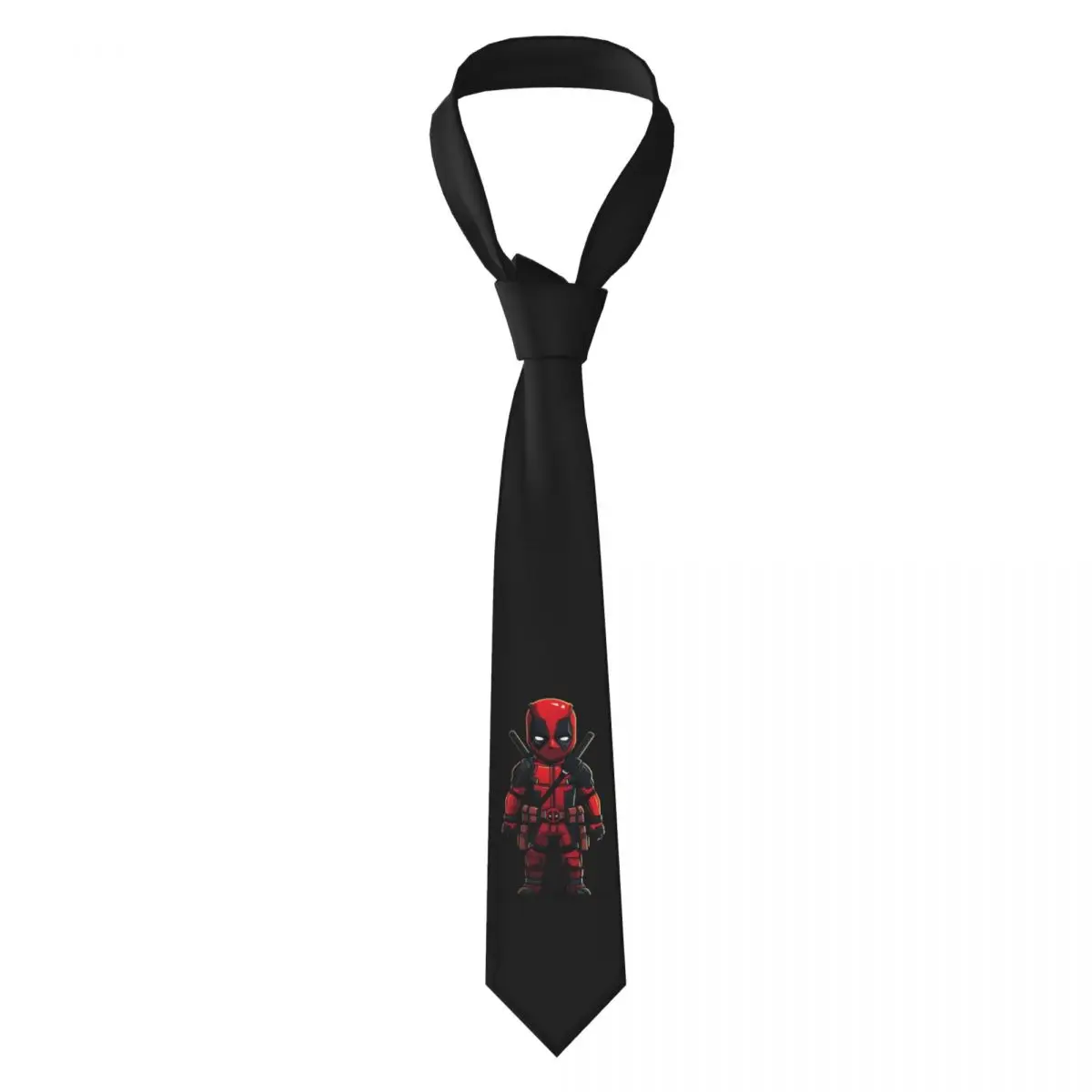 

Custom Deadpool Cartoon Neck Ties Men Printed Necktie Four Seasons Fashion Tie Necktie For Father's Day