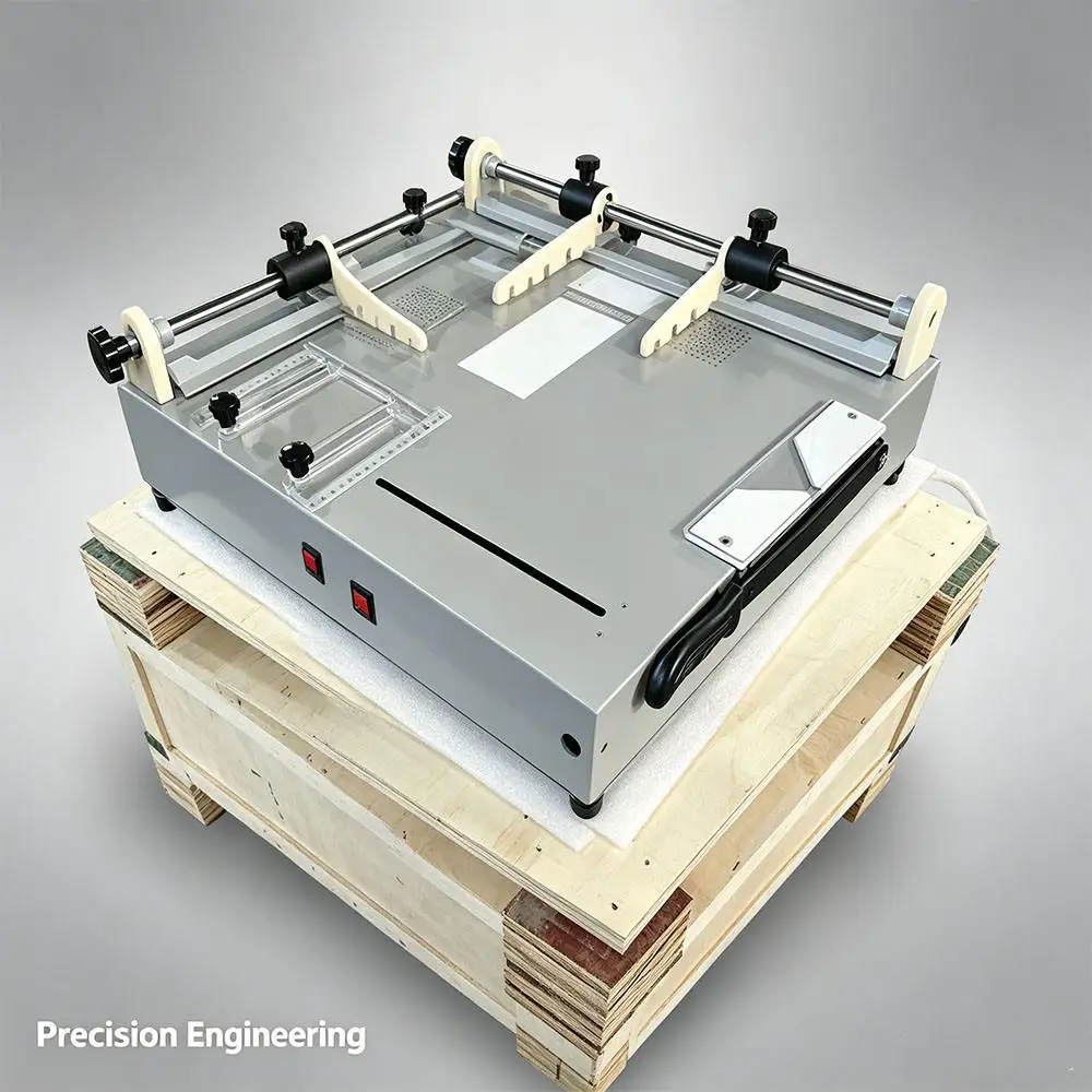 Accurate positioning manual hardcover book case making machine 700x570mm, suitable for post-processing paper processing tasks
