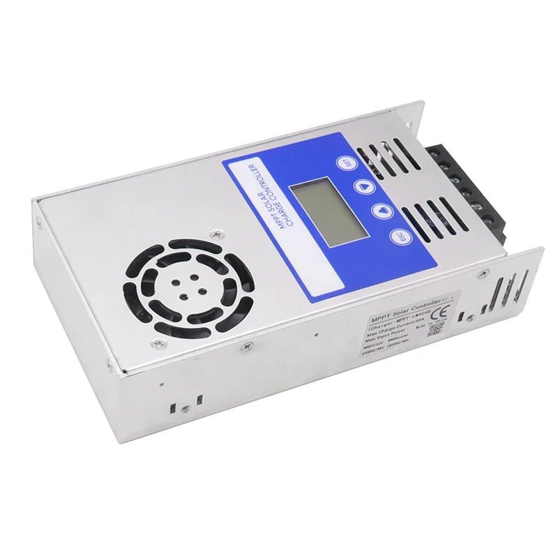 POWER 60A MPPT Solar Charge And Discharge Controller 12V 24V 36V 48V Auto For Max PV 190VDC Lead Acid Lithium Battery