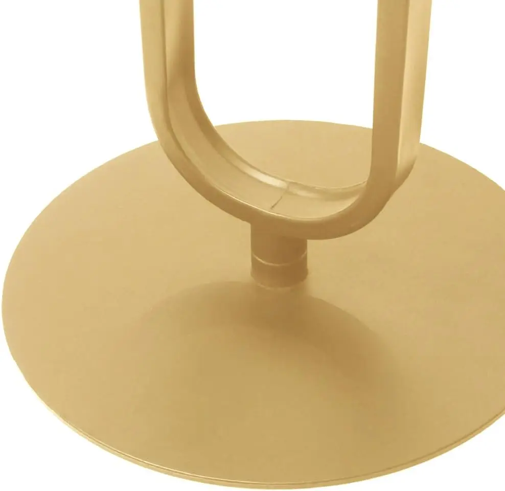 Side Table With Marble Top Metal Pub Bar Round Table Modern Sofa Side End Table Coffee Tray Side Desk For Couch Living Room