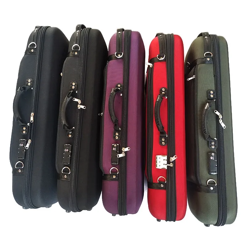 Wholesale Professional Music Instruments Oblong  EVA Form Violin Case