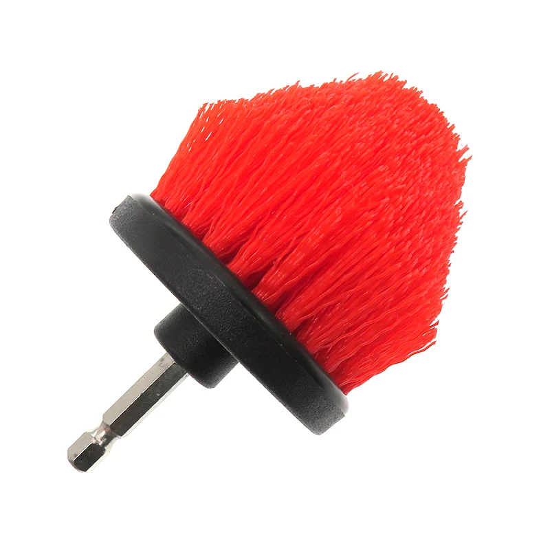 2.5 Inch Electric Cleaning Brush Wheel Brush Car Washing Connecting Rod Conical Detail Cleaning Tool for Furniture Kitchen