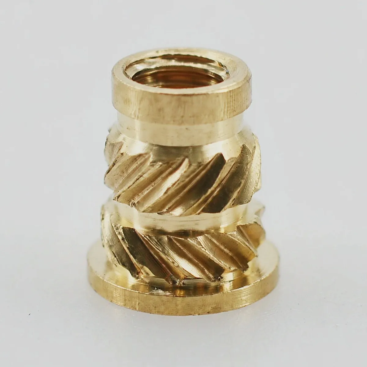 50Pcs-200Pcs M2-M8 Copper Heat Set Insert Nuts Knurled Flange Threaded Hot Melt Embedment Nut for 3D Printer Plastic Parts