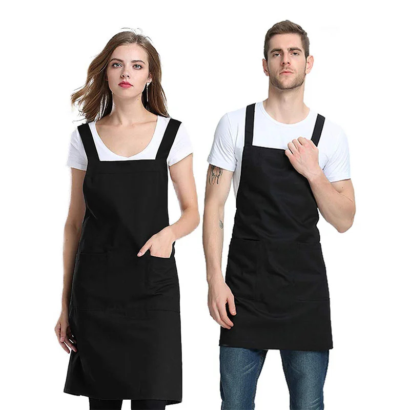 Kitchen Aprons Professional Men Women Work Apron Waterproof Cafes Nail Beauty Hair Cutting Salon Uniform Grill Garden Waiter Bib