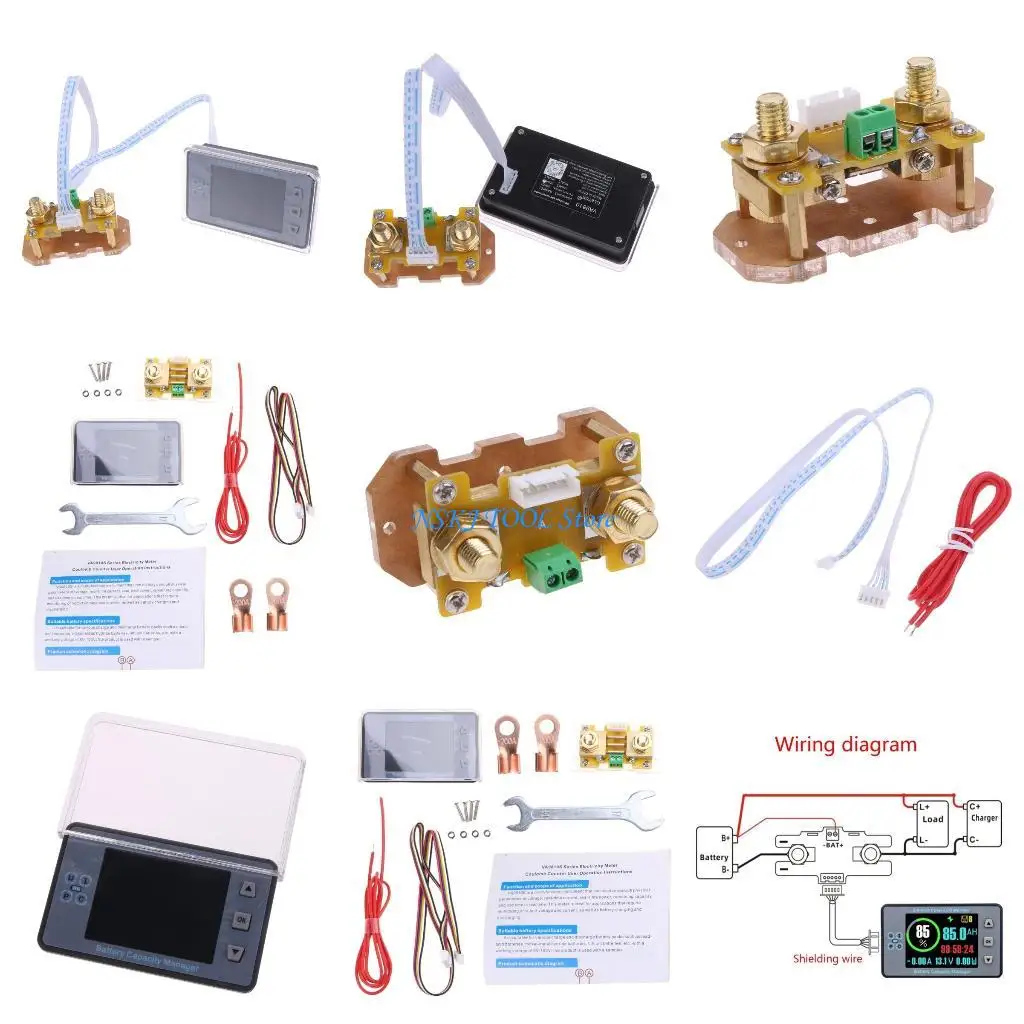 

L8RC Battery Monitor VA9810 Bluetooth-compatible Battery Tester DC8-100V Automobile Battery Load Tester