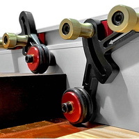 One Way Bearing Roller Feeder, Clear Cut Precision, Stock Guides Featherboards, Safety Feeding for Table Saw Router Table