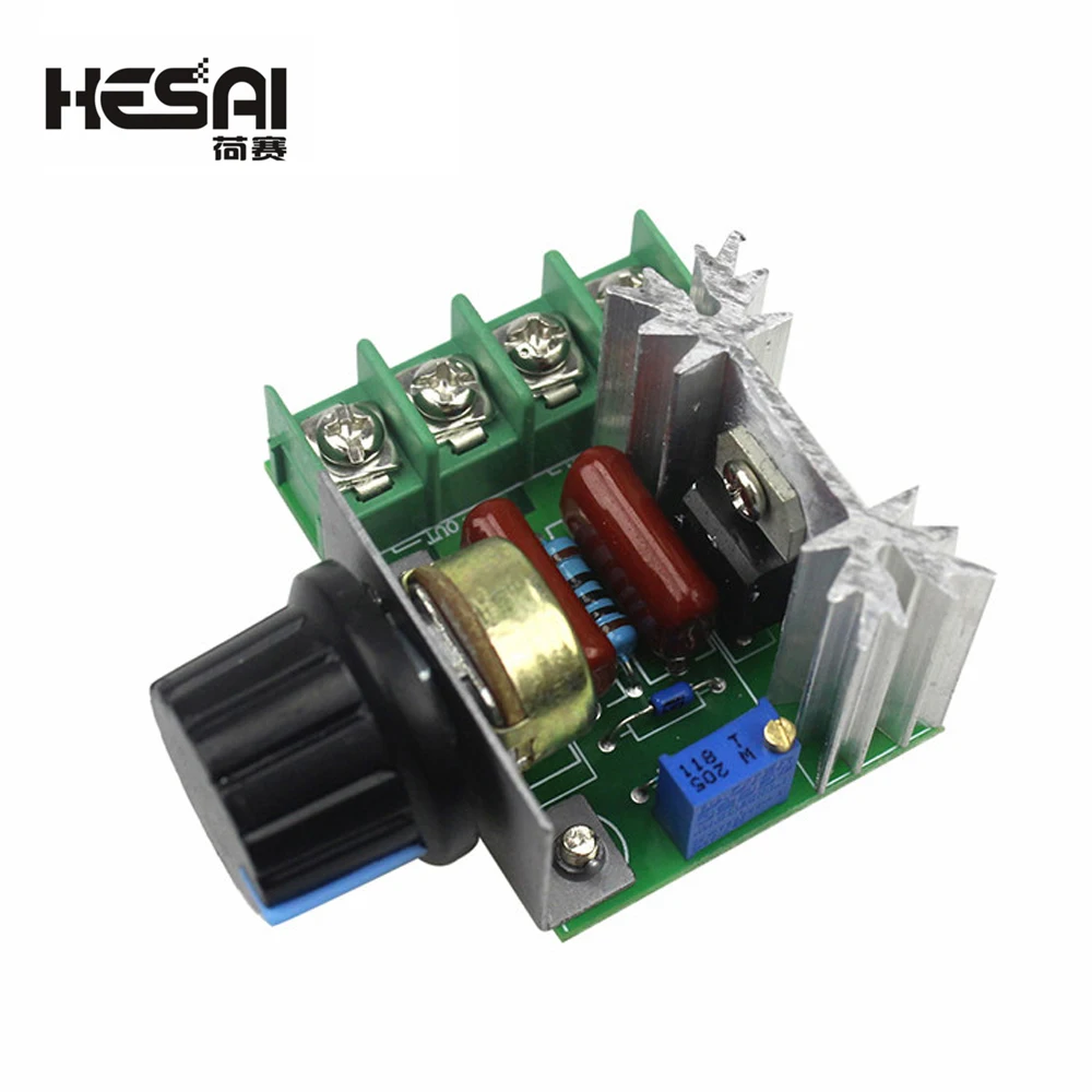 AC 220V 2000W SCR Voltage Regulator Dimming Dimmers Motor Speed Controller Thermostat Electronic Voltage Regulator Module