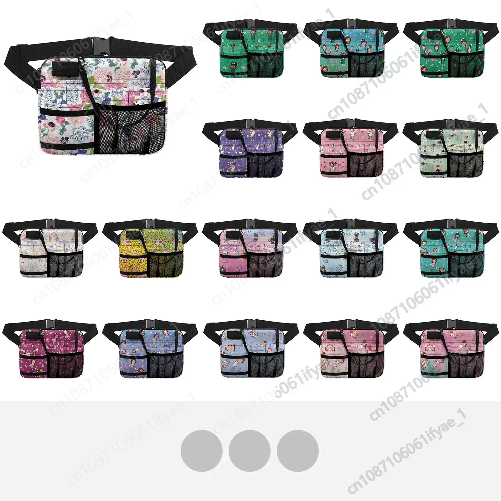 Custom Nurse Fanny Pack Multi Pocket Waist Organizer Belt with Adjustable Waist Strap Nurse Waist Pouch Organizer Pouch Portable