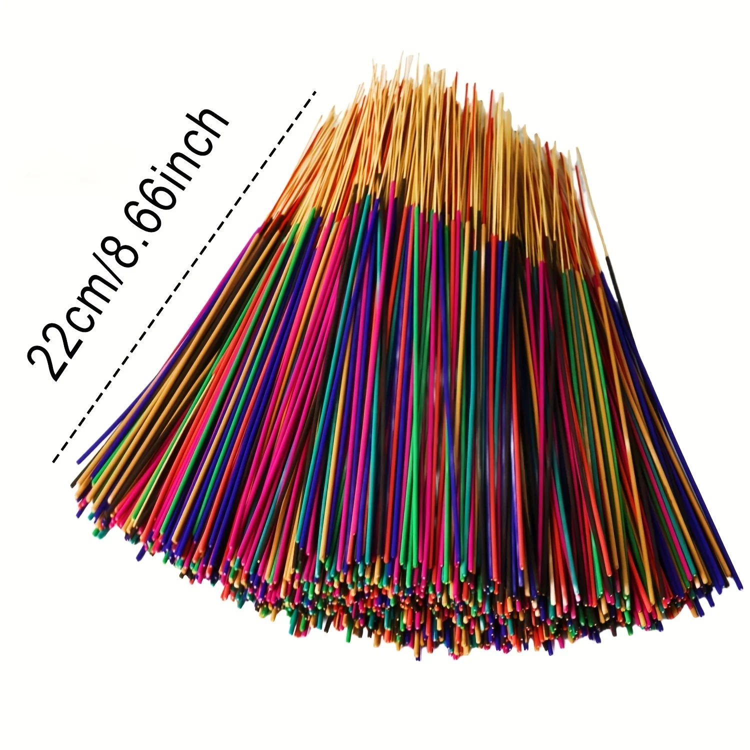 Bâtonnets d'encens parfumés mixtes, 25/86/196 pièces, encens en bâton de bambou, parfums mixtes comprenant Rose, lavande, jasmin, fleur de cerisier, Etc. , Convient pour l'aromathérapie à domicile, la