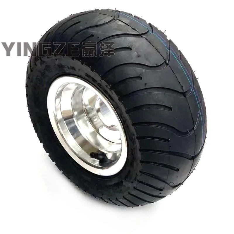 DIY Modified Four-wheel ATV Go-kart Accessories 13X6.50-6 Inch Vacuum Highway Tire Aluminum Alloy Wheels