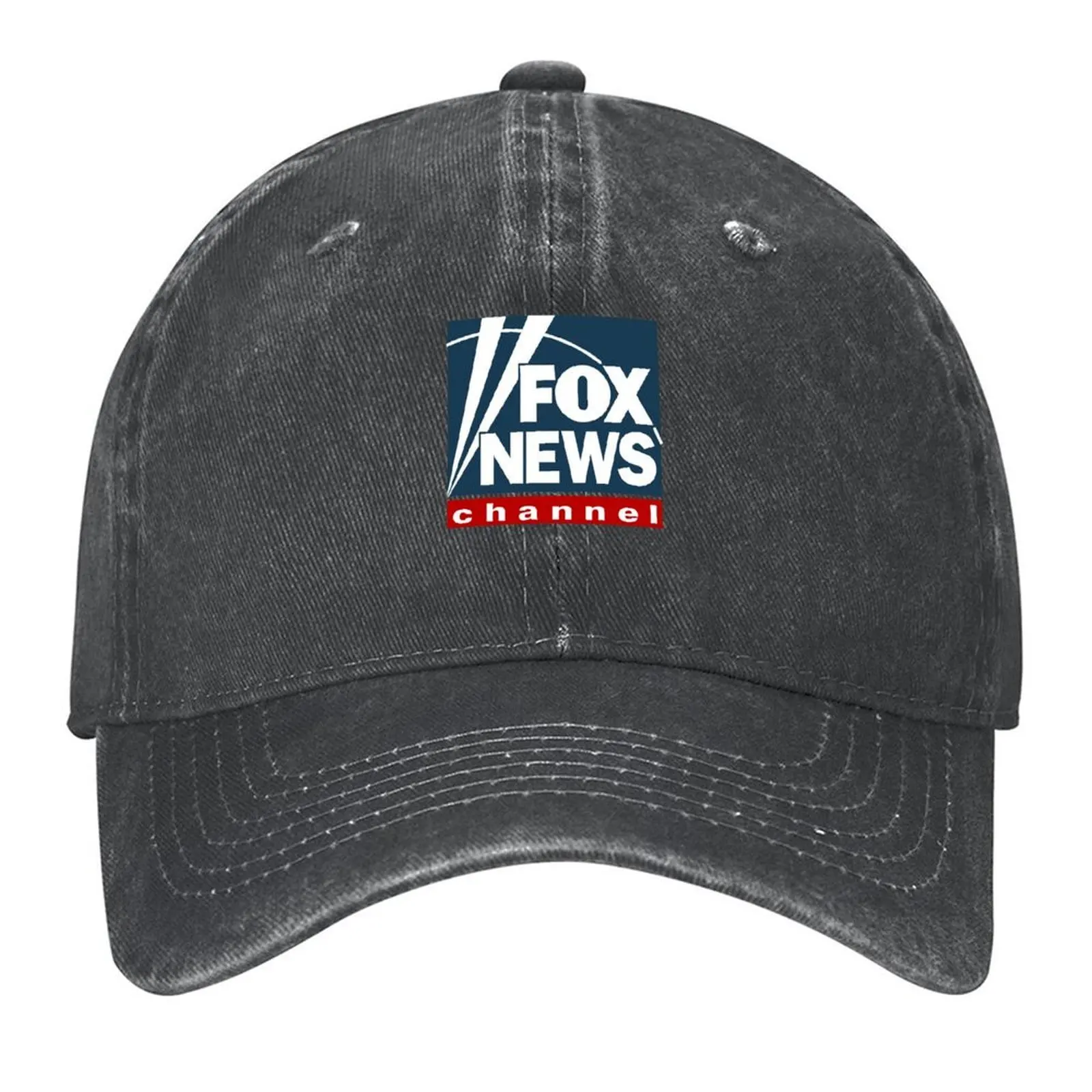 

F O X NEWS Logo Baseball Cap summer hat winter hats for men western Hat Designer Hat Man Women's